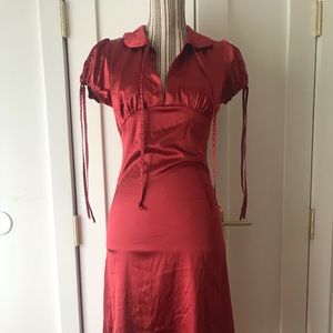 Red vintage dress